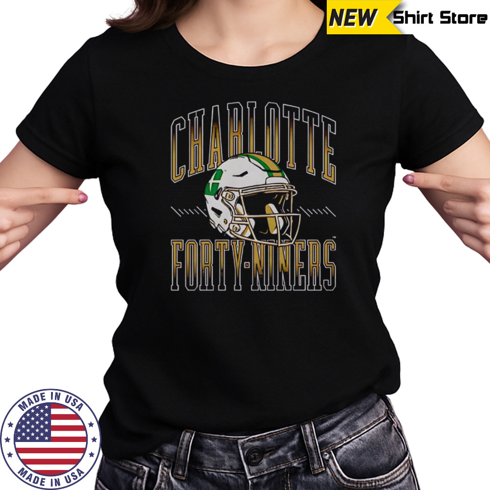Charlotte 49ers Football Helmet T-Shirt Women's T-shirt