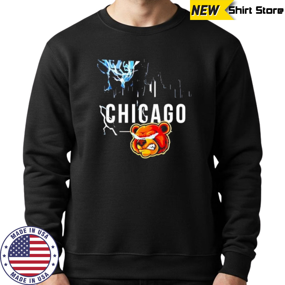 Chicago Bears Skyline town show shirt Hoodie
