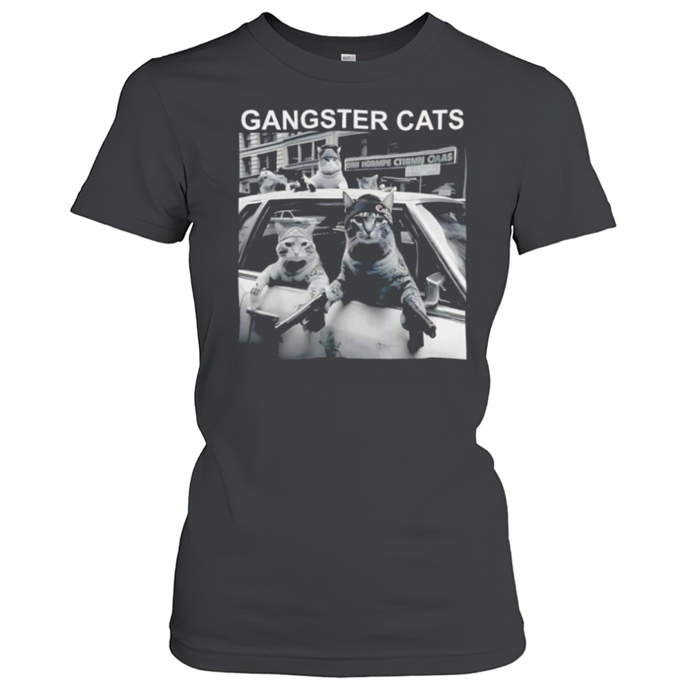 Gangster Cats Street Design shirt Women's T-shirt
