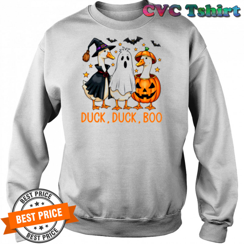 Goose Spooky Season Halloween Duck Duck Boo Shirt Sweatshirt