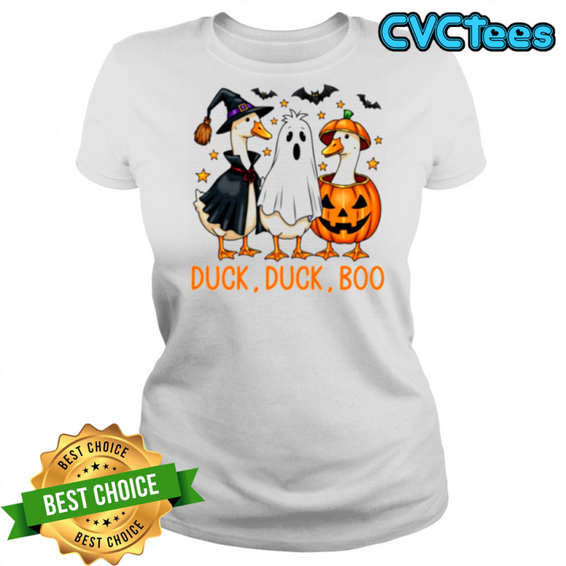 Goose Spooky Season Halloween Duck Duck Boo Shirt Women's T-shirt