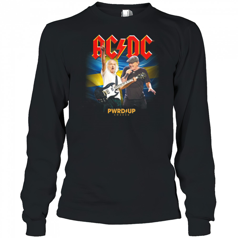 Gothenburg PWR UP Event Tour T Shirt Long Sleeved