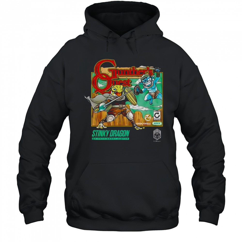 Gunther’s Quest stinky dragon shirt Hoodie