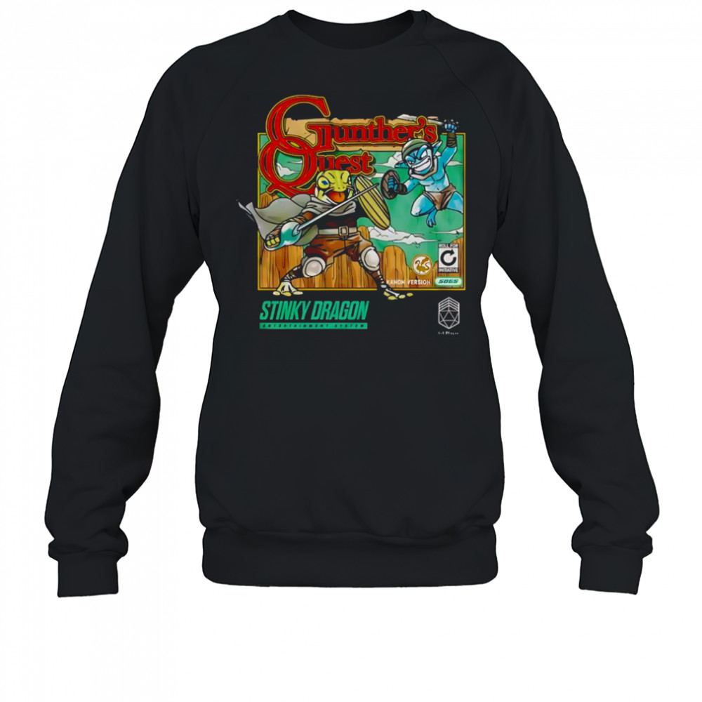 Gunther’s Quest stinky dragon shirt Sweatshirt