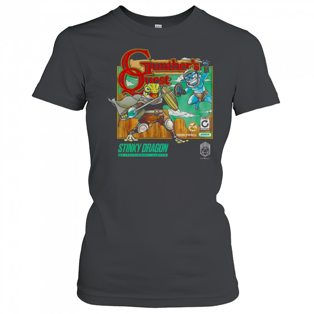 Gunther’s Quest stinky dragon shirt Women's T-shirt
