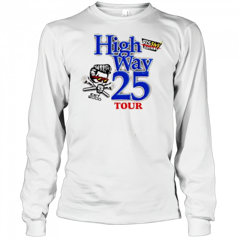 Highway 25 Tour shirt Long Sleeved