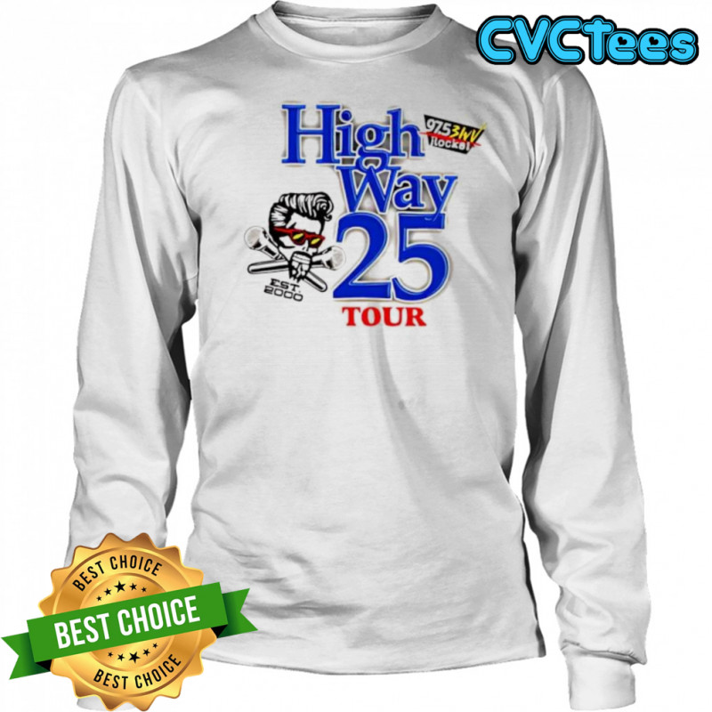 Highway 25 Tour shirt Long Sleeved
