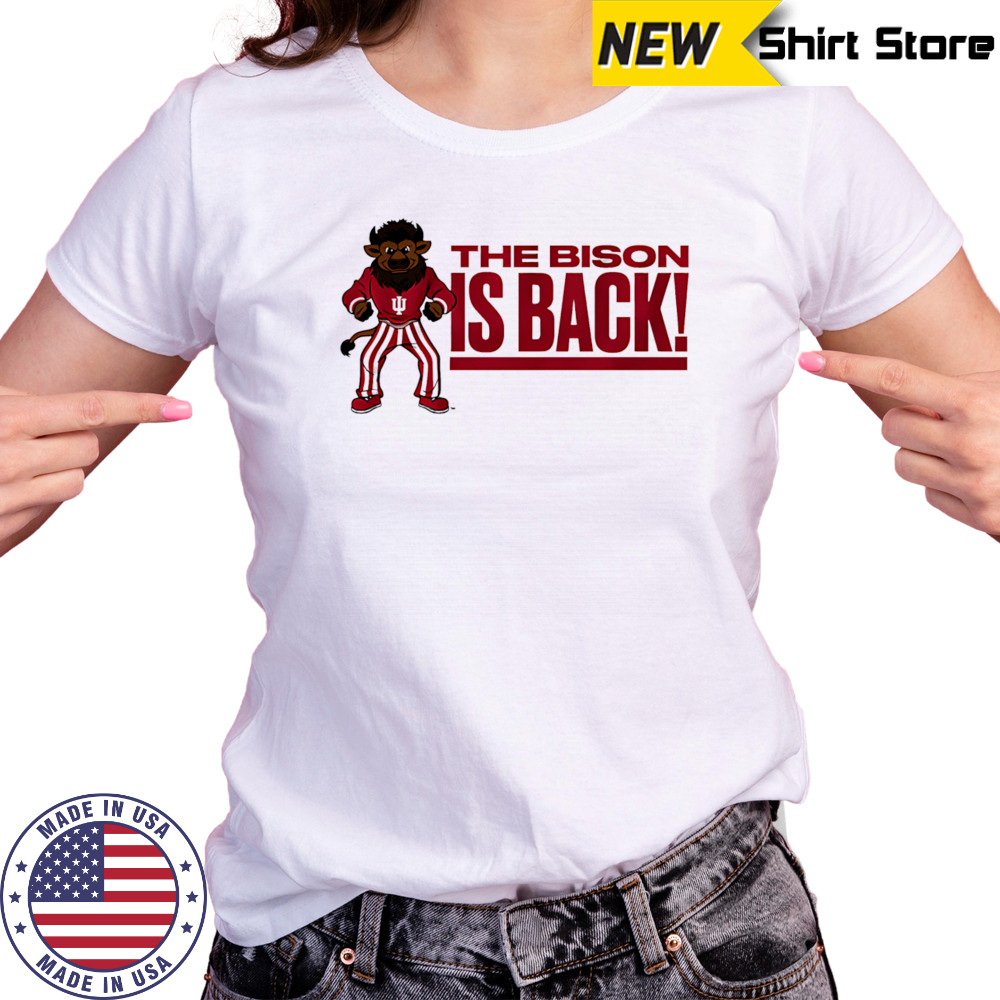 Hoosier The Bison is back shirt Women's T-shirt