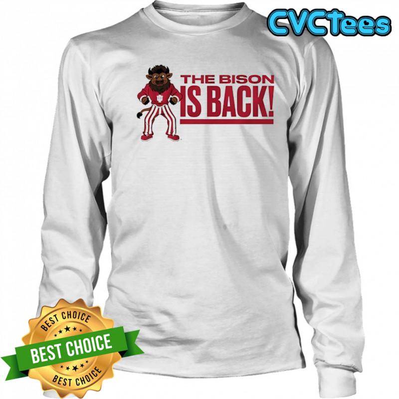 Indiana Hoosiers the Bison is back shirt Long Sleeved