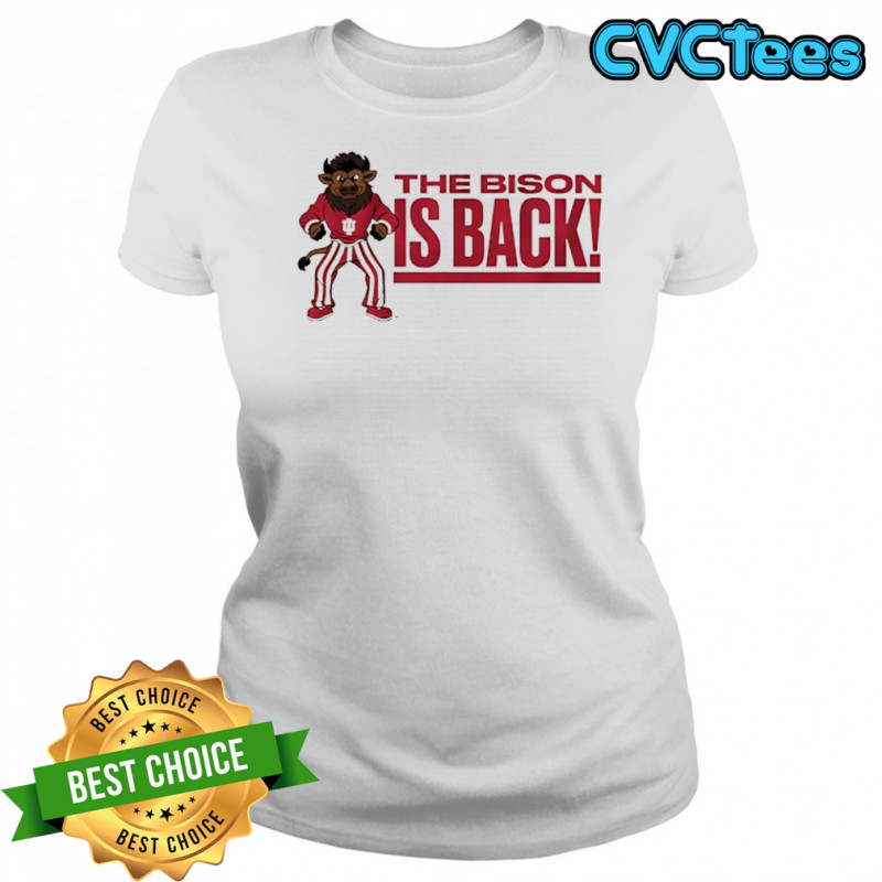 Indiana Hoosiers the Bison is back shirt Women's T-shirt