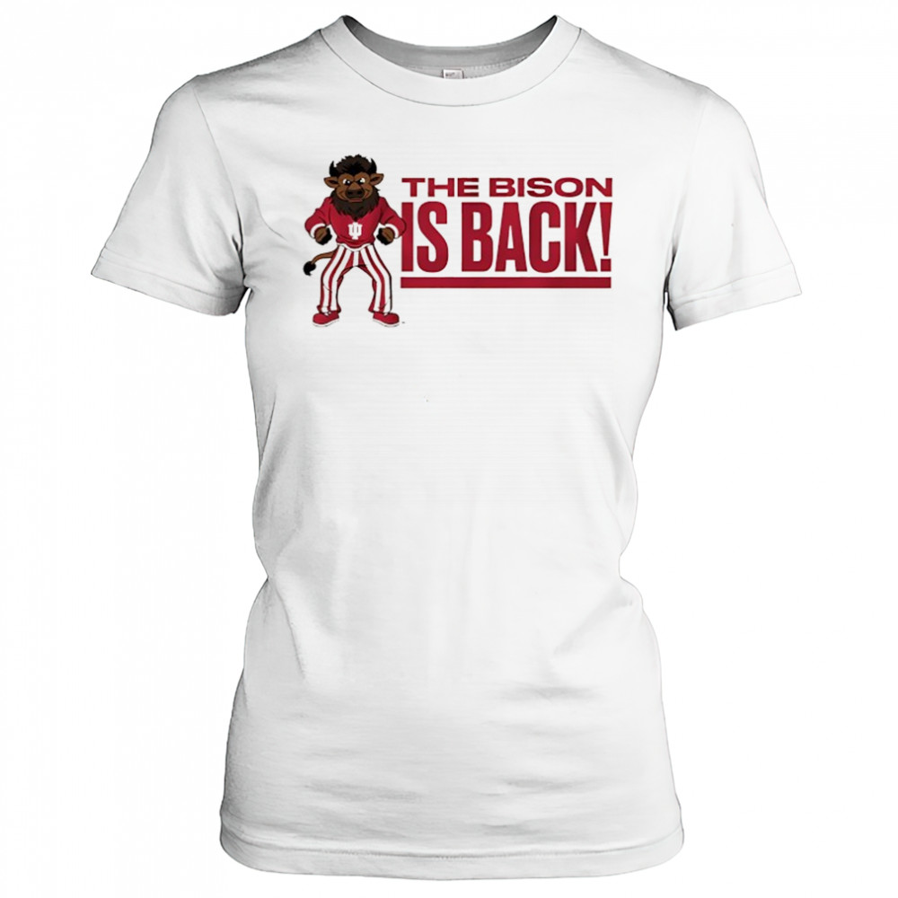 Indiana Hoosiers the Bison is back shirt Women's T-shirt