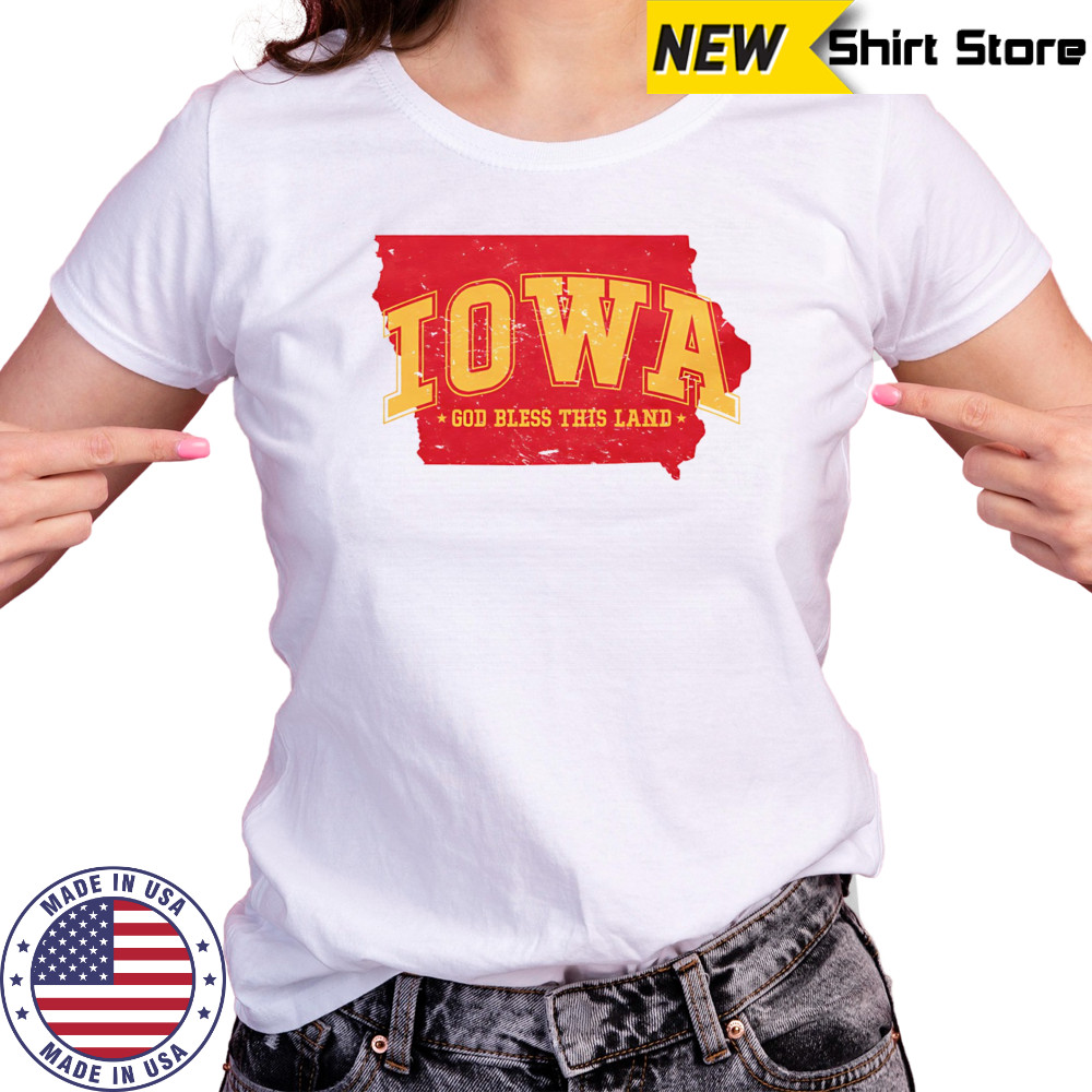 Iowa God bless this land shirt Women's T-shirt