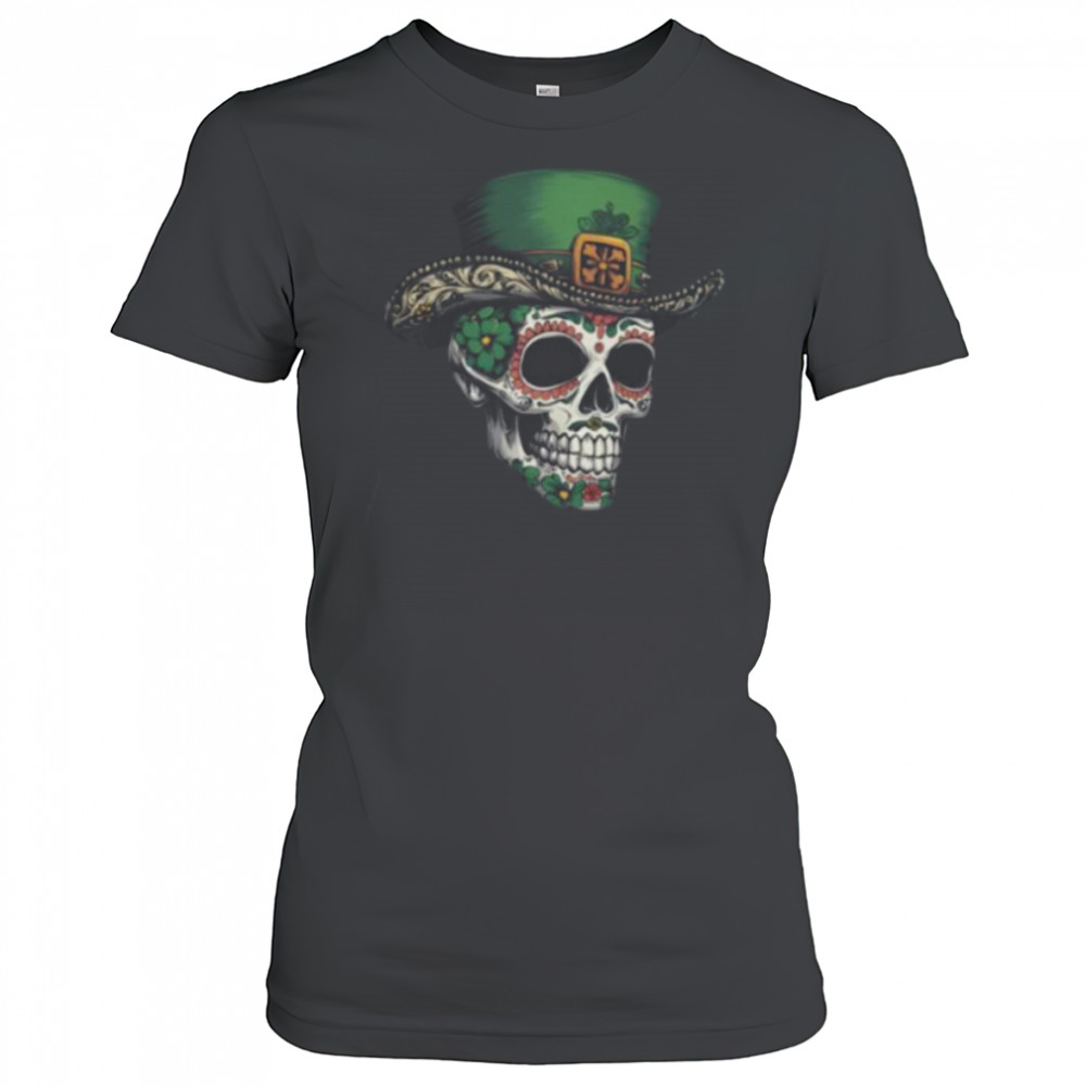 Irish I Were Mexican Sugar Skull T Shirt Women's T-shirt