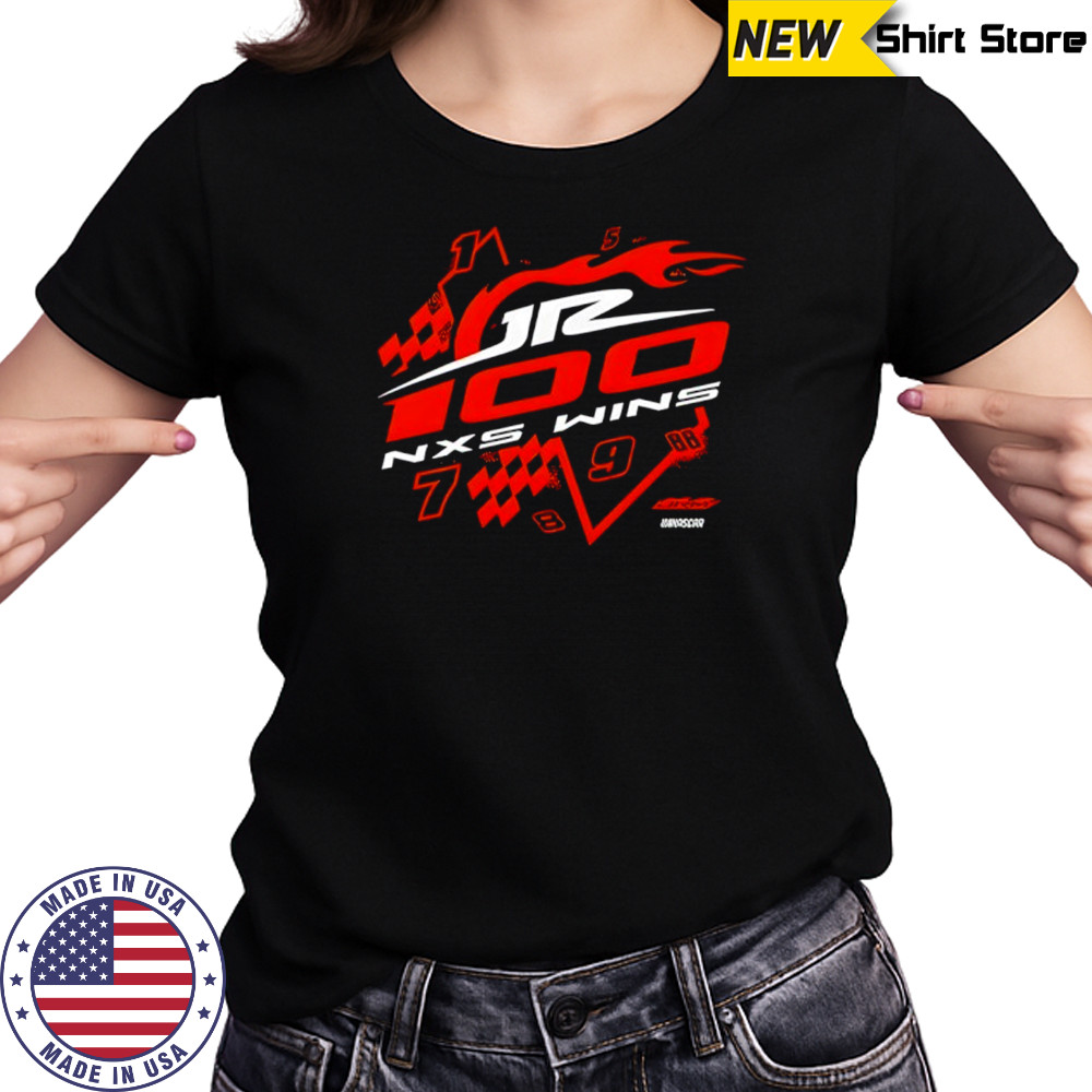 JR Motorsports 100 Wins Black T-Shirt Women's T-shirt