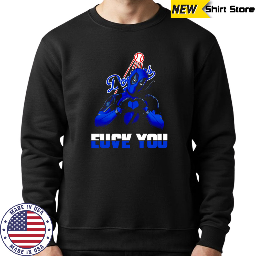 Los Angeles Dodgers Deadpool Love You Fuck You Baseball shirt Hoodie