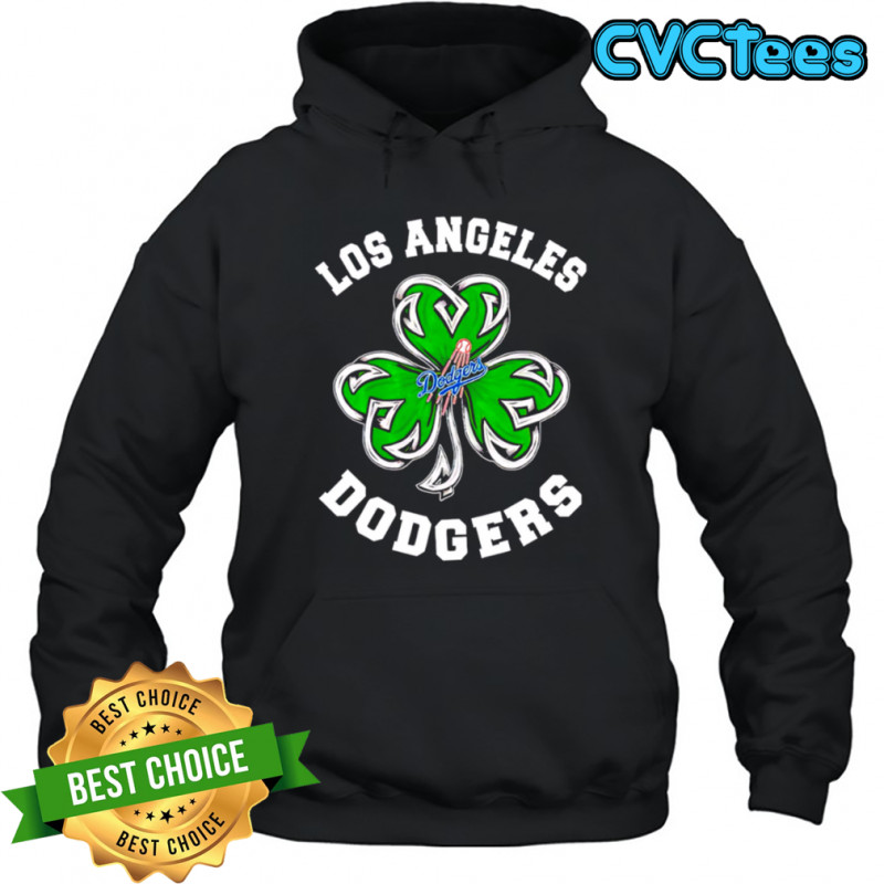 Los Angeles Dodgers Three Leaf Clover St Patrick’s Day Baseball shirt Hoodie