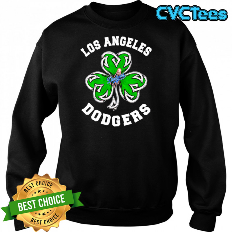 Los Angeles Dodgers Three Leaf Clover St Patrick’s Day Baseball shirt Sweatshirt