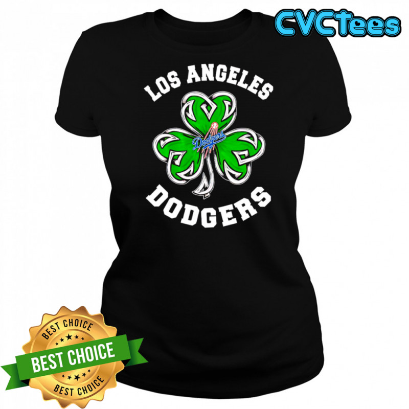 Los Angeles Dodgers Three Leaf Clover St Patrick’s Day Baseball shirt Women's T-shirt