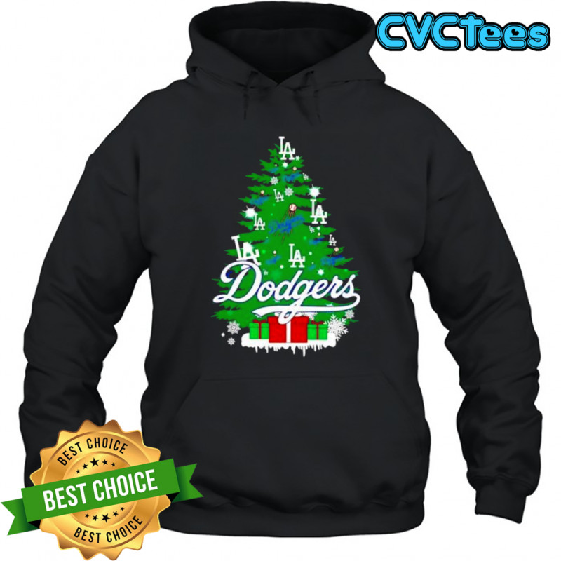 Los Angeles Dodgers Xmas Tree shirt Hoodie