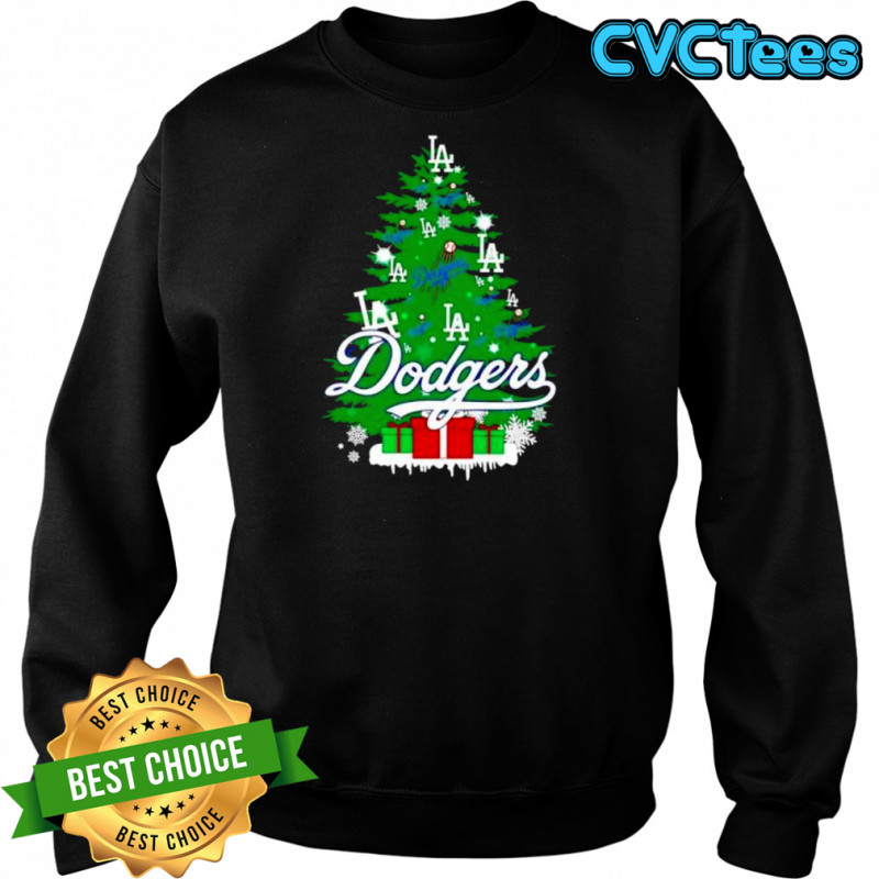 Los Angeles Dodgers Xmas Tree shirt Sweatshirt