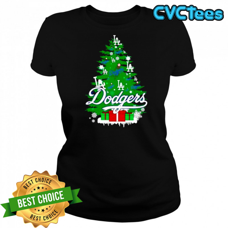 Los Angeles Dodgers Xmas Tree shirt Women's T-shirt