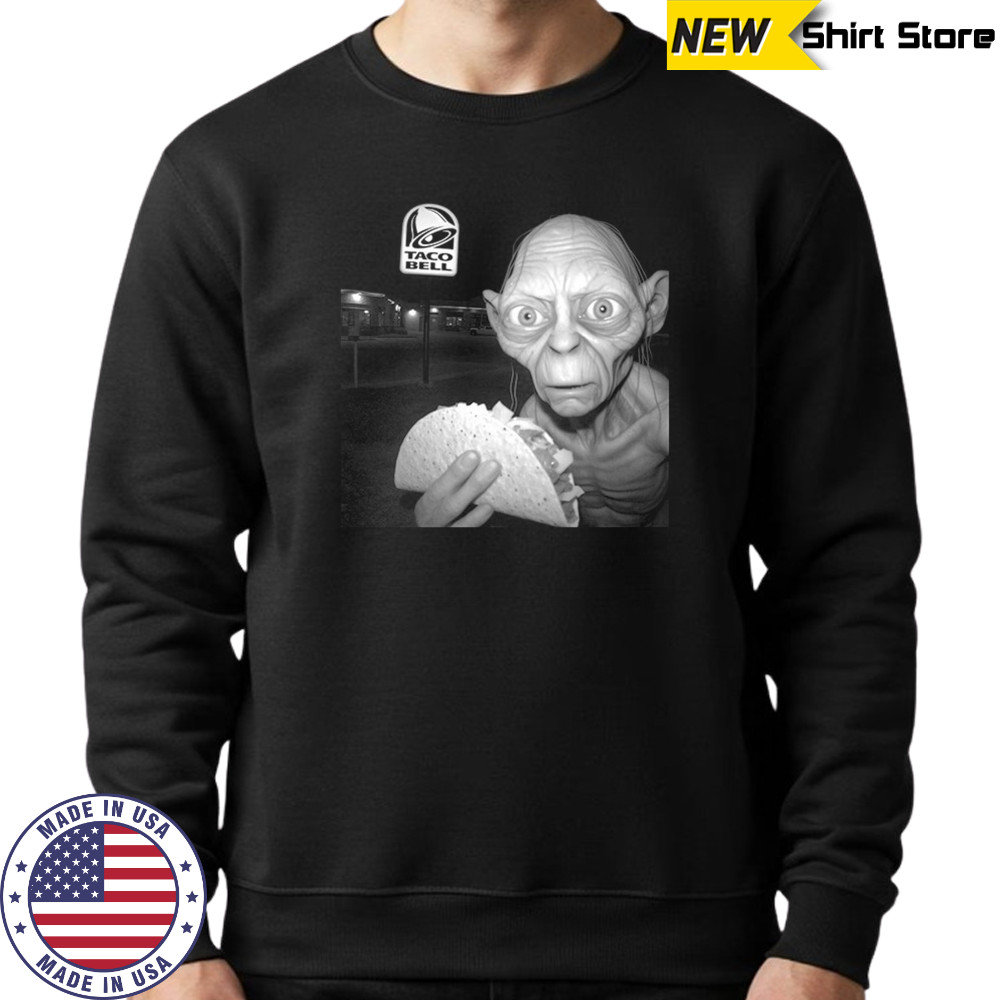 Lotr Gollum Taco Bell Funny Crossover Shirt Hoodie