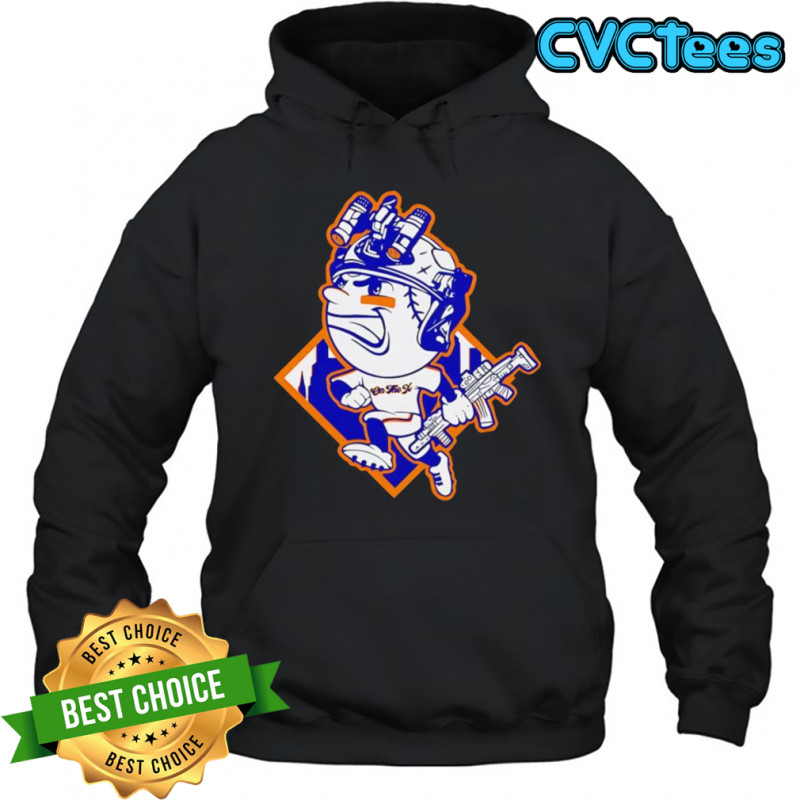 Mr Met on the X shirt Hoodie