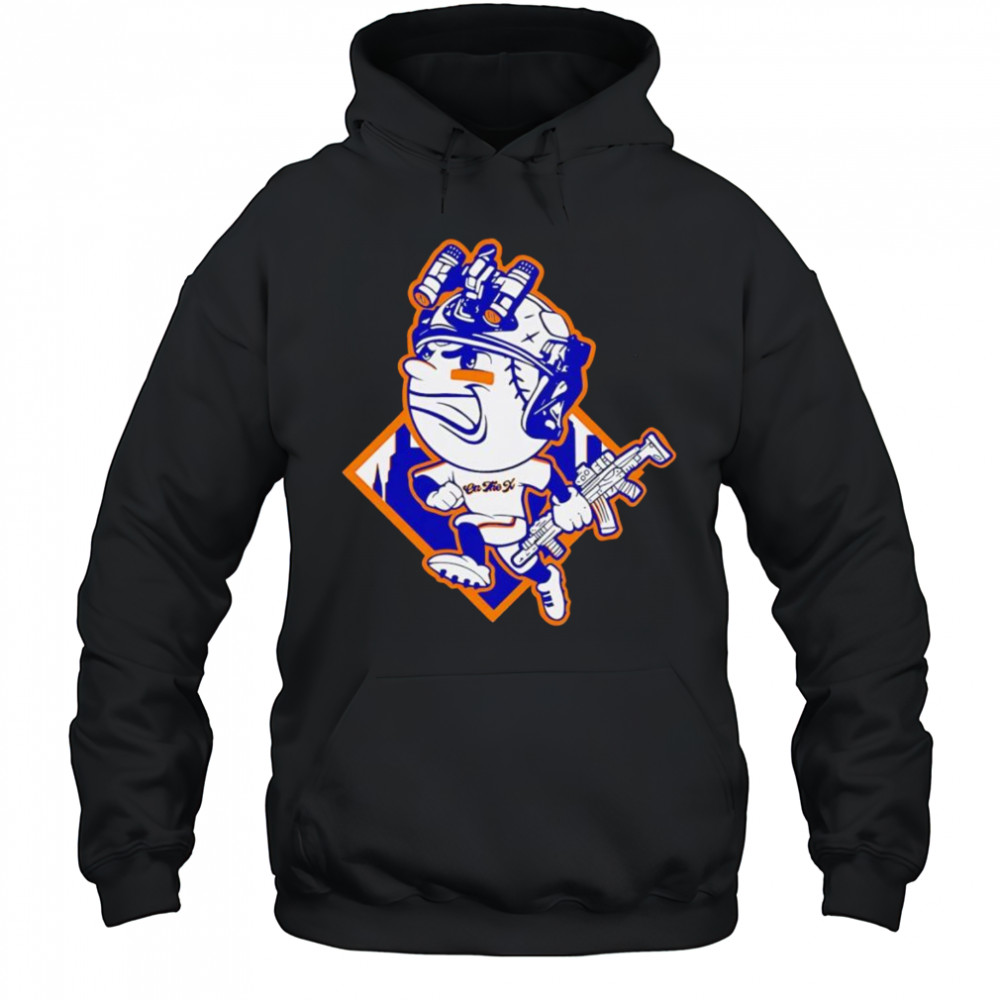 Mr Met on the X shirt Hoodie