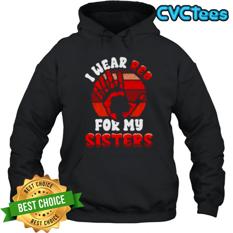 Native American Stop MMIW Wear Red Stolen Sisters Indigenous Shirt Hoodie