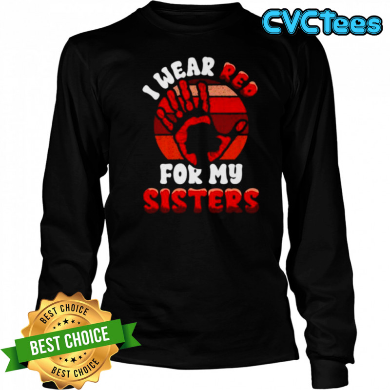 Native American Stop MMIW Wear Red Stolen Sisters Indigenous Shirt Long Sleeved