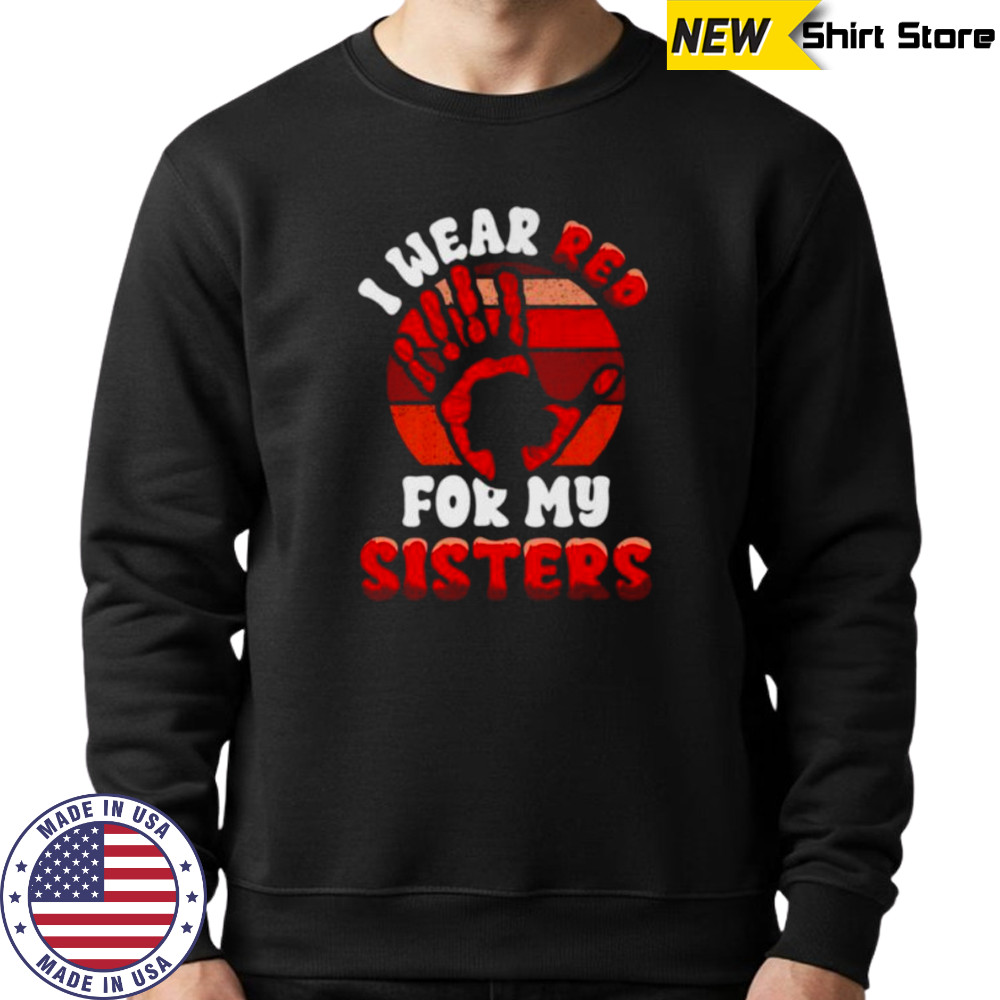Native American Stop MMIW Wear Red Stolen Sisters Indigenous Shirt Hoodie