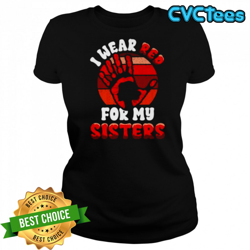 Native American Stop MMIW Wear Red Stolen Sisters Indigenous Shirt Women's T-shirt