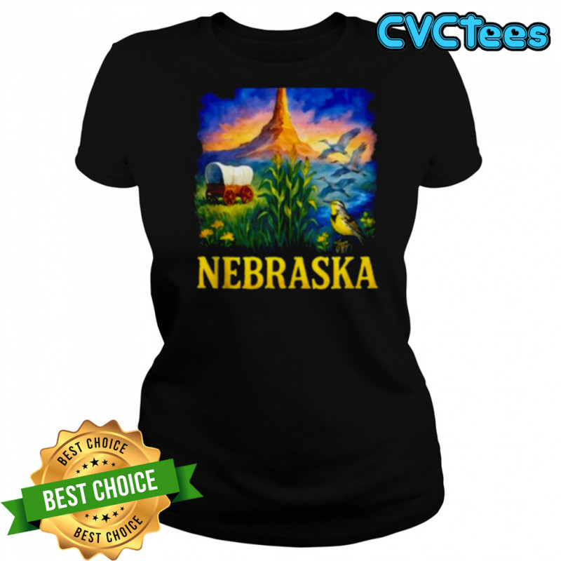Nebraska State Heritage Resident Pride Meadowlark Chimney Shirt Women's T-shirt