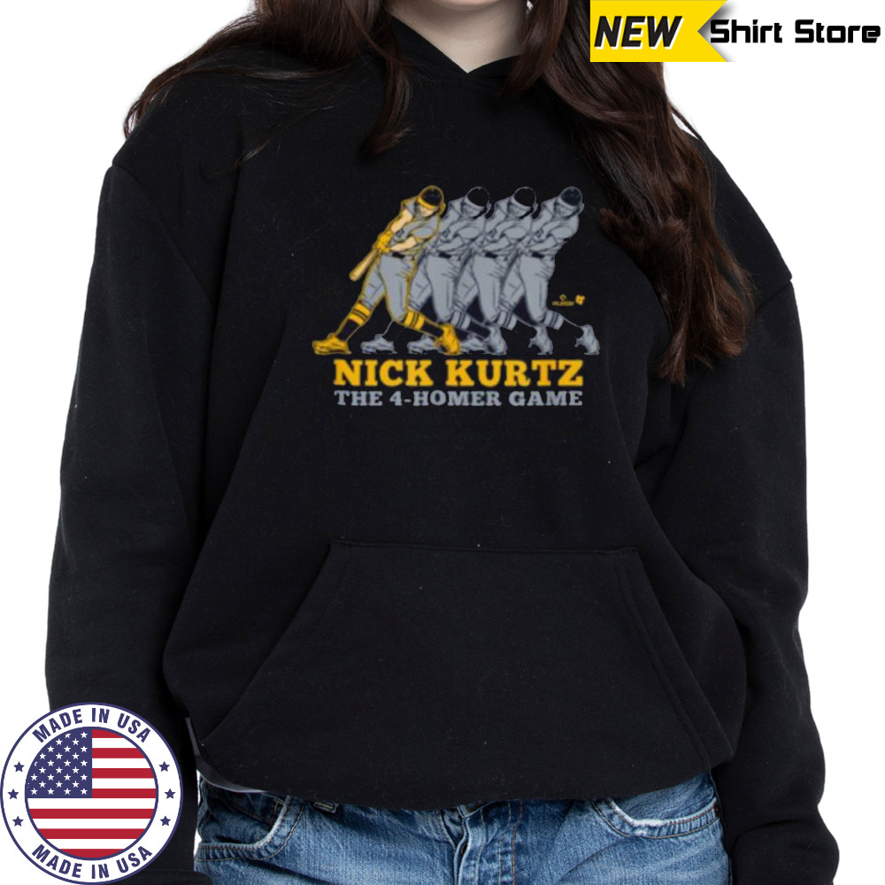 Nick Kurtz Four Home Run Game Oakland Baseball Shirt Sweatshirt