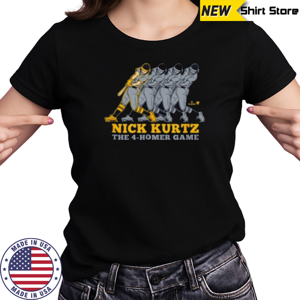 Nick Kurtz Four Home Run Game Oakland Baseball Shirt Women's T-shirt