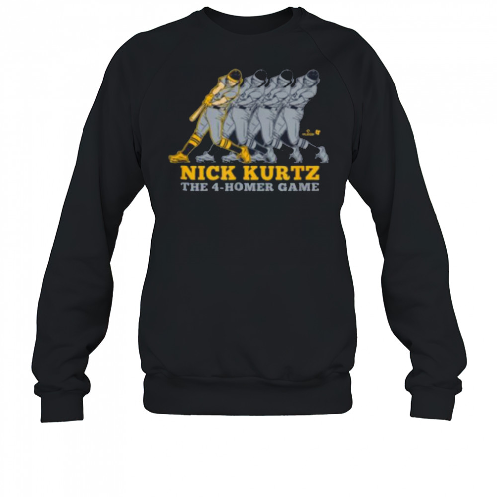 Nick Kurtz Four Home Run Game Oakland Baseball Shirt Sweatshirt