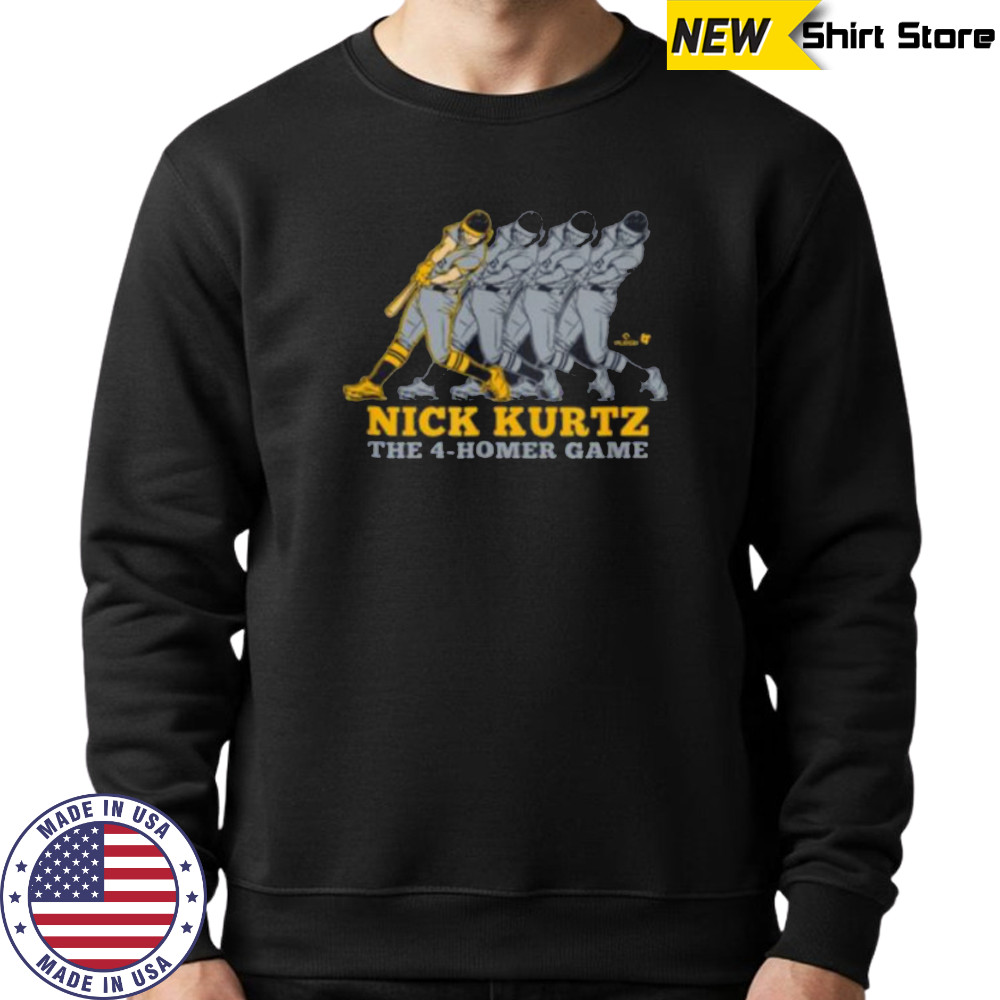 Nick Kurtz Four Home Run Game Oakland Baseball Shirt Hoodie