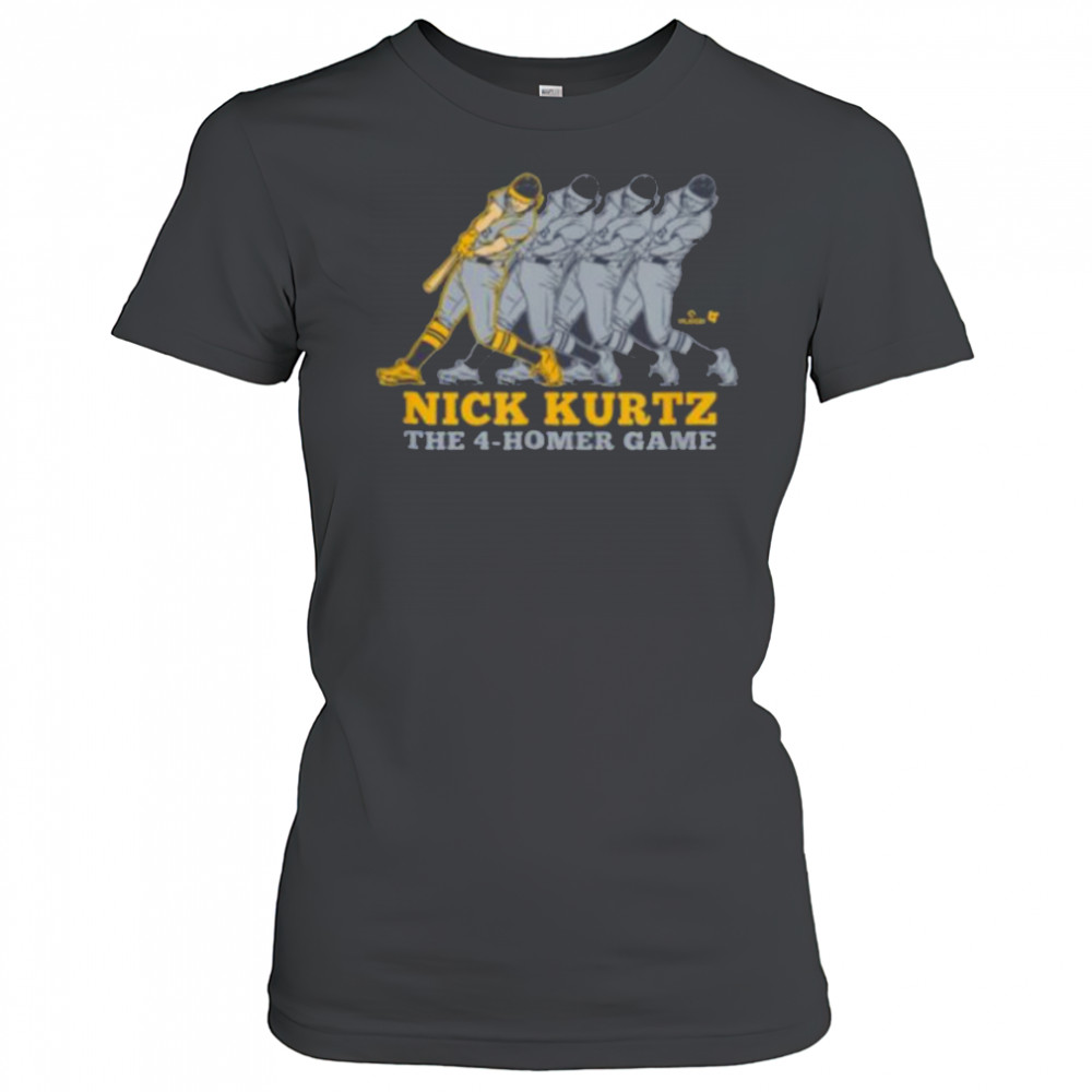 Nick Kurtz Four Home Run Game Oakland Baseball Shirt Women's T-shirt