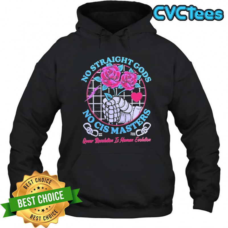 No Straight Gods No Cis Masters Shirt Hoodie