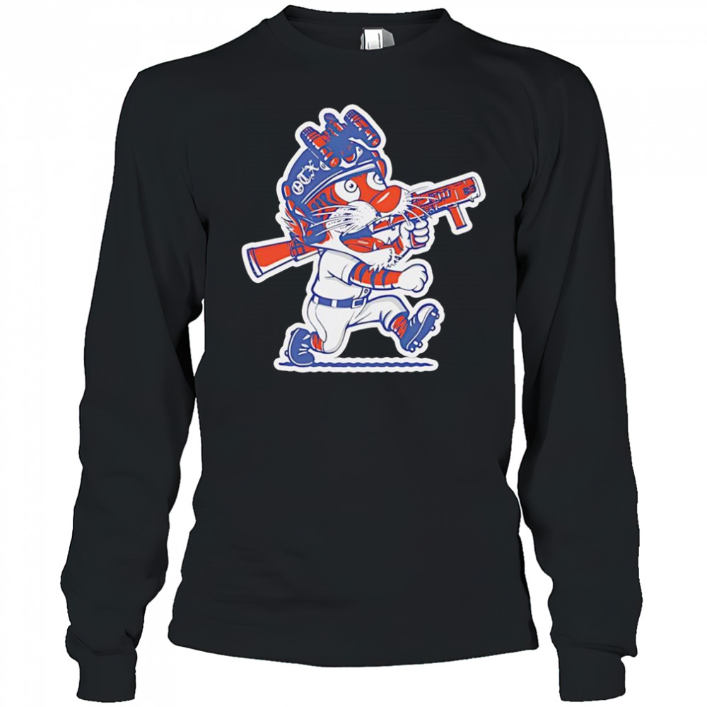 On the X Det Tigers Paws shirt Long Sleeved