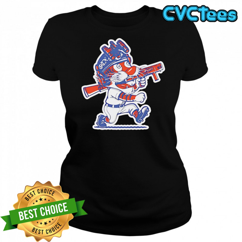 On the X Det Tigers Paws shirt Women's T-shirt