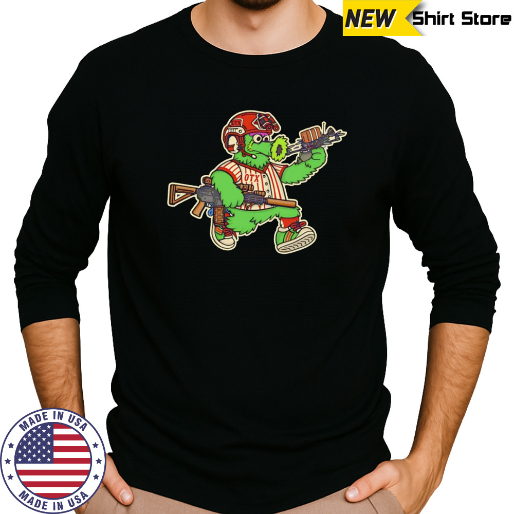 OTX Phanatic Phillies mascot shirt Long Sleeved