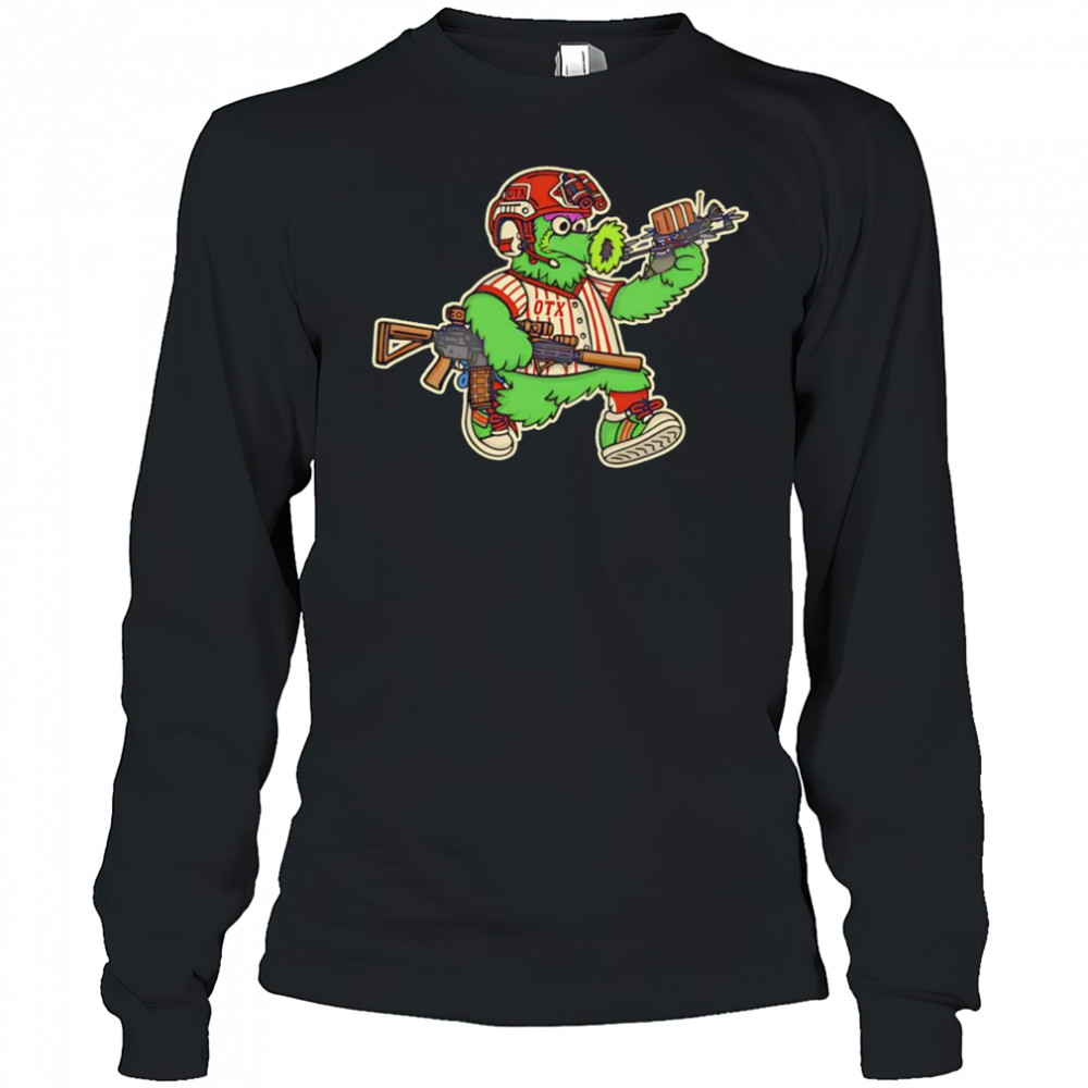 OTX Phanatic Phillies mascot shirt Long Sleeved