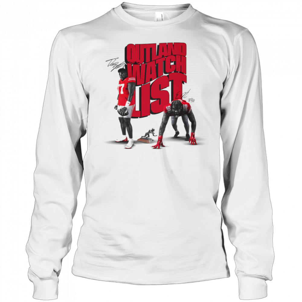 Outland watch list Houston Eddrick and Tegra Masta T Tshabola shirt Long Sleeved