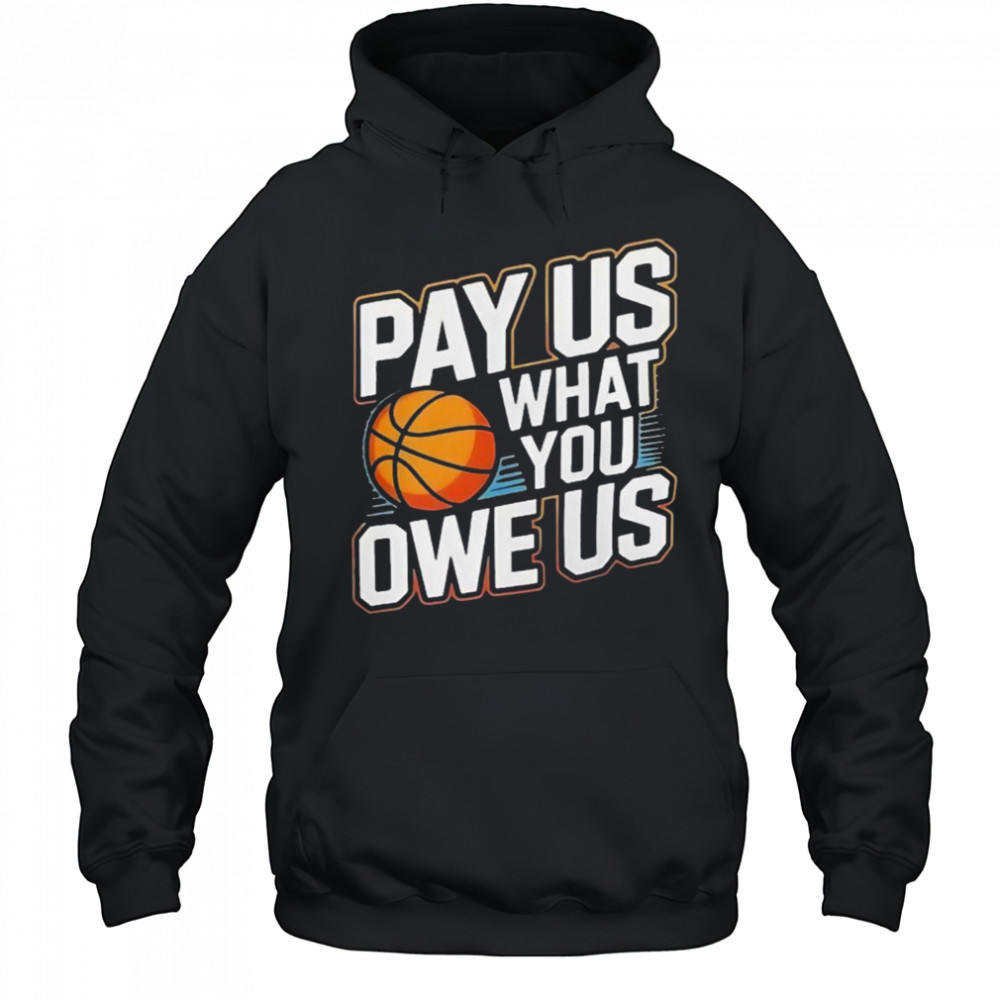 Pay Them What You Owe Us Them Support Women’s Sports WNBPA T-Shirt Hoodie