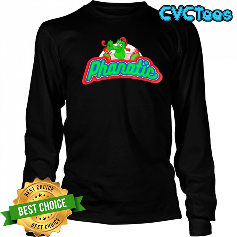 Philly Phanatic Baseball Mascot Design shirt Long Sleeved