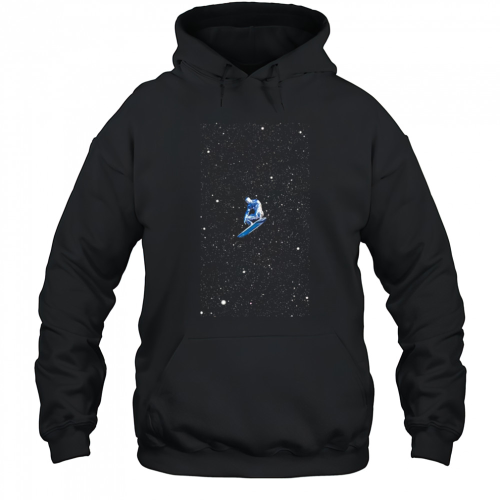 Silver Surfer in space shirt Hoodie