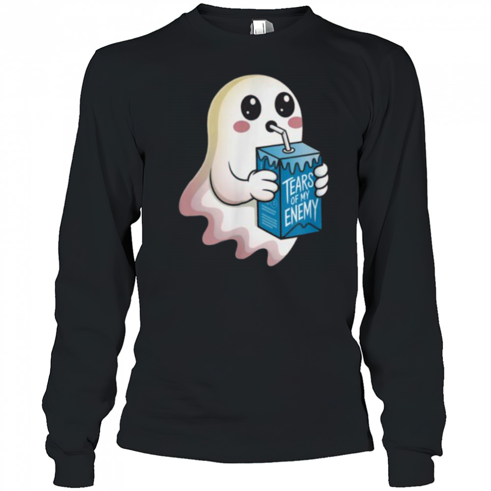 Tears Of My Enemy Cute Ghost Shirt Long Sleeved