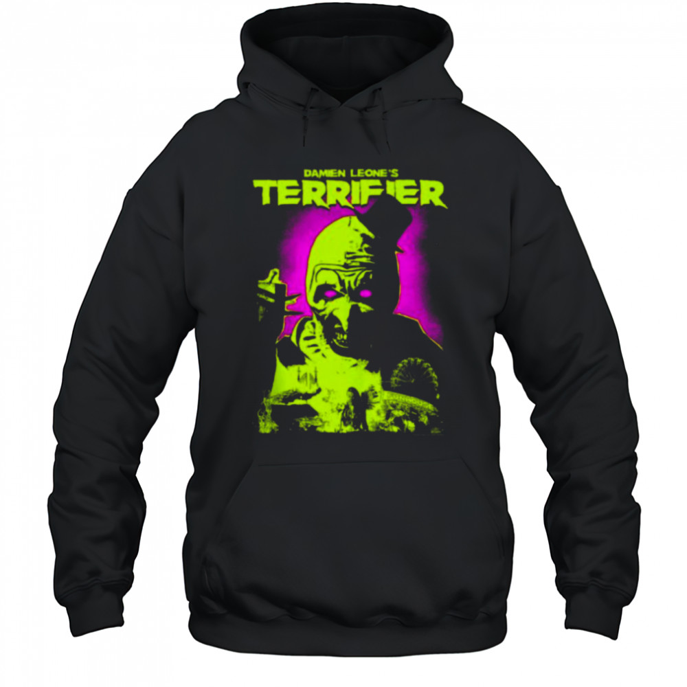 Terrifier Glowing Eyes Art Neon Poster Horror Shirt Hoodie