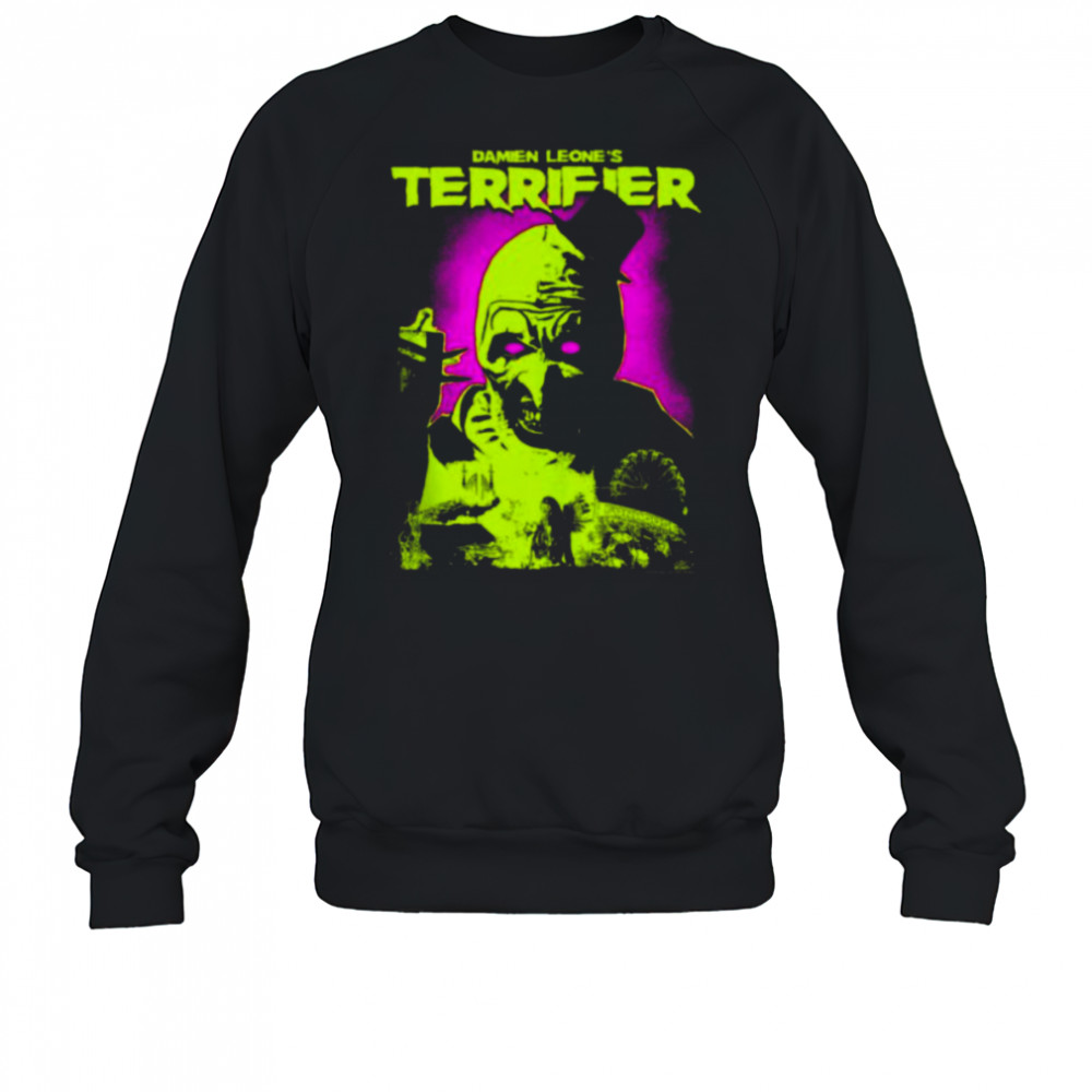 Terrifier Glowing Eyes Art Neon Poster Horror Shirt Sweatshirt